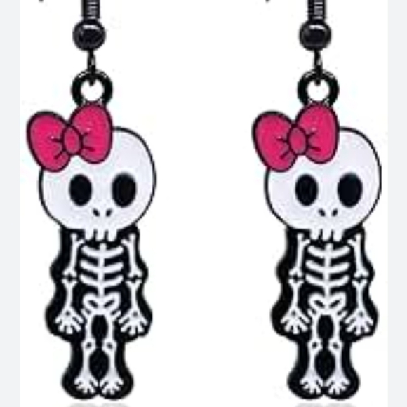 Jewelry - Skeleton gal Earrings